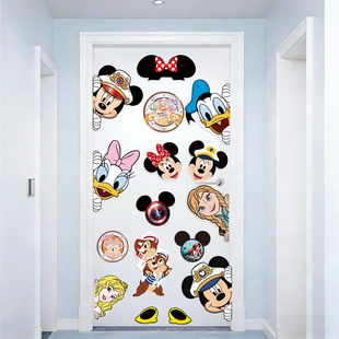 迪士尼邮轮小礼物磁吸贴仪式 饰冰箱贴布置可爱贴纸定制 感入户门装