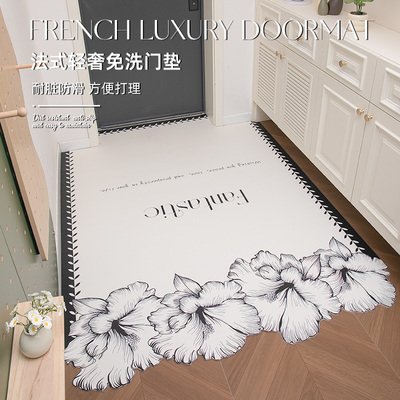 入户门地垫2025新款pvc可擦洗门垫高级感进门口地毯耐脏玄关脚垫