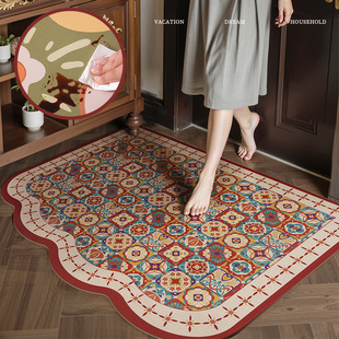 入户门地垫家用进门口脚垫2025新款 防滑可擦免洗玄关门外地毯裁剪