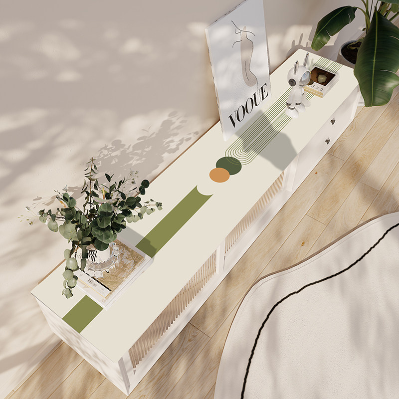 现代简约电视柜桌布防水防油免洗防烫玄关鞋柜餐边柜桌垫台面盖布,居家布艺,桌布,淘宝优惠券,粉丝福利购,淘宝优惠卷