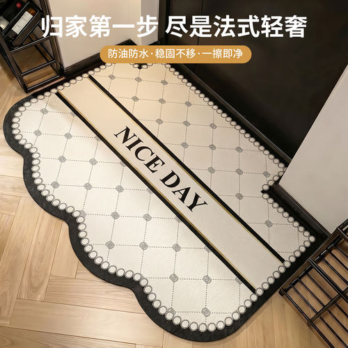 法式轻奢高级感免洗入户门地垫