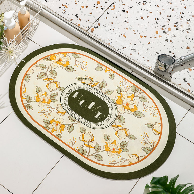 米雷法式浴室地垫免洗pvc吸水速干卫生间厕所进门口防滑耐脏脚垫,居家布艺,家用脚垫,淘宝优惠券,粉丝福利购,淘宝优惠卷