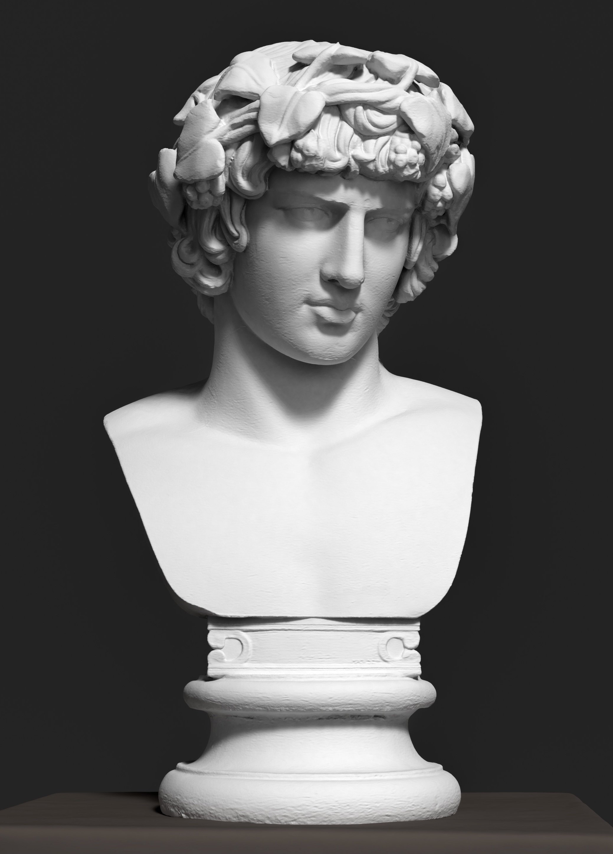 安提努斯 伪装酒神狄奥尼索斯 古希腊罗马雕塑 古典雕塑 石膏像