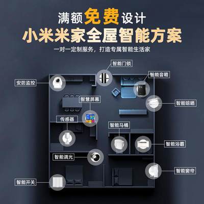 小米全屋智能家居系统套装方案设计绿米米家开关窗帘控制homekit