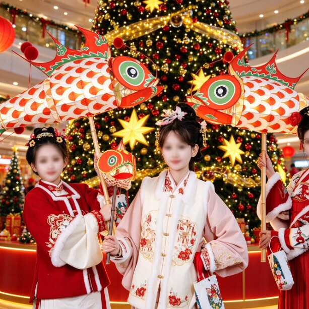 定制鱼滚灯非遗大型手持鱼花灯景区巡游中秋活动发光鱼灯笼摆件