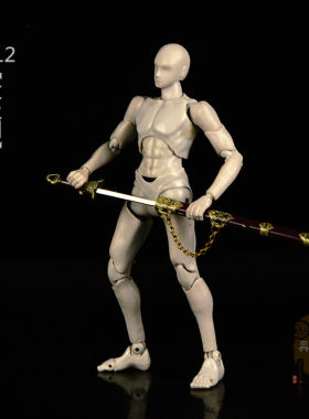 微缩小号兵人武器模型