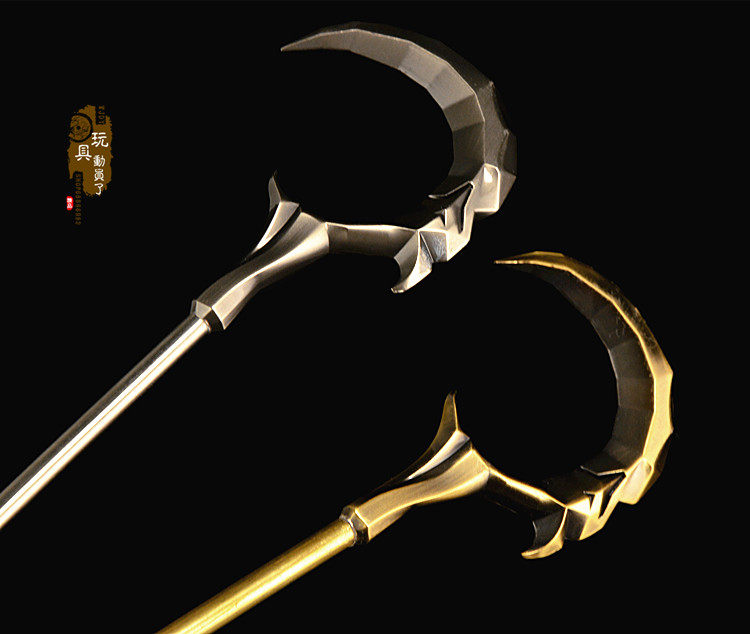 1/6微缩兵器收割者长款镰刀权杖法杖12寸兵人6分娃娃武器模型