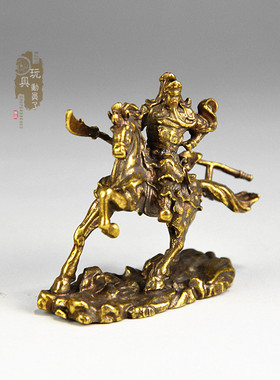 骑马关云长武财神关羽铜像