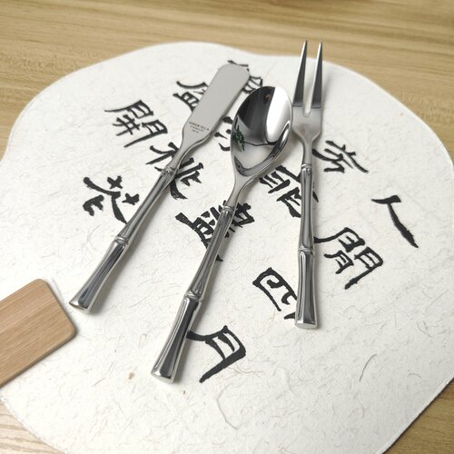 VE精致甜品勺叉田园风格水果叉
