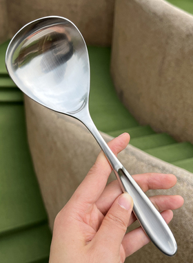 VE出德国硬货18-10不锈钢公用分餐菜勺子盛米饭勺西餐公用勺特厚