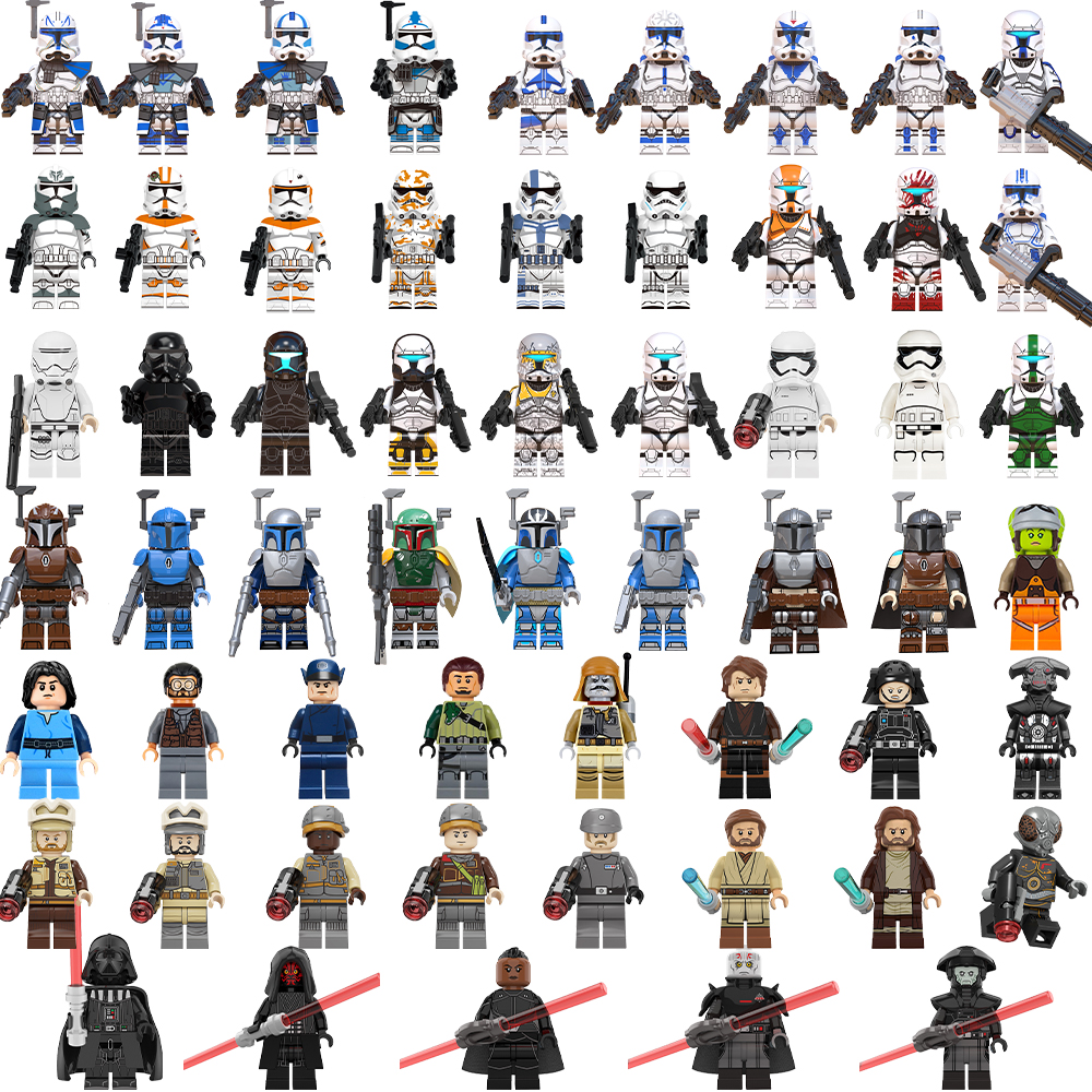 曼达洛人男孩子玩具儿童拼装积木