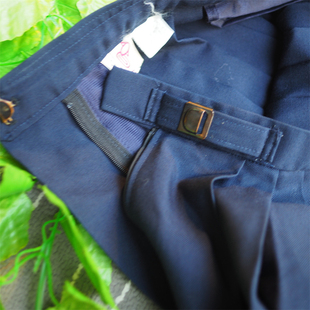 古着vintage日制JK复古风中古校供格子百褶裙超小码正版学院风