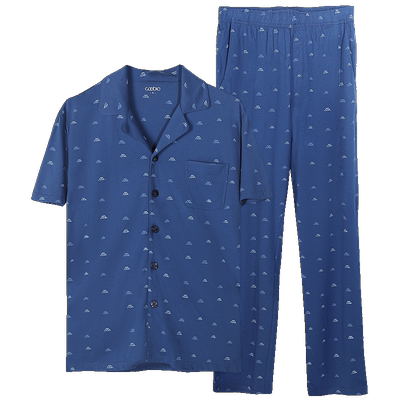 专柜同款男夏季家居服套装