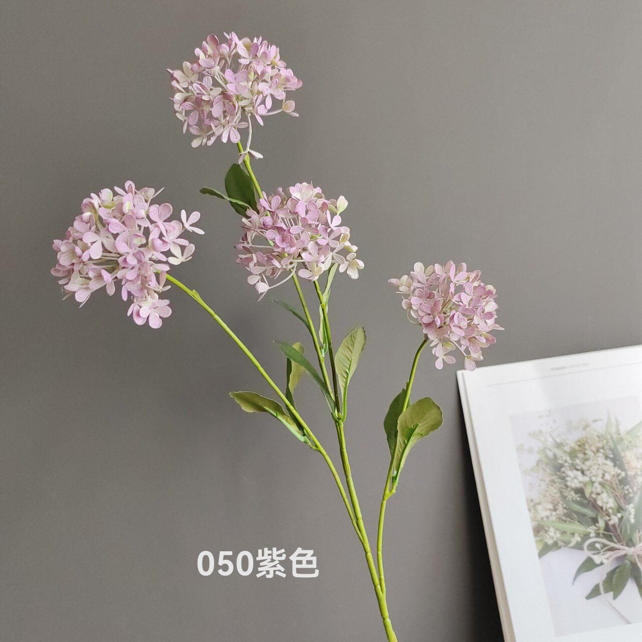 仿真4头雪球花绣球花 境外货源 家居样板间婚庆设计装饰配材批发