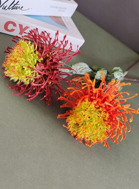 仿真花针垫花帝王针垫花跨境货源家居样板间圣诞婚庆设计插花批发