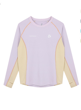 HARDSHIP｜拼色长袖衫 轻薄舒适户外 山系运动多巴胺拼接长袖TCPA