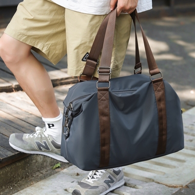 简约旅行包大容量轻便防水男女通勤单肩包学生手提大包外出斜挎包