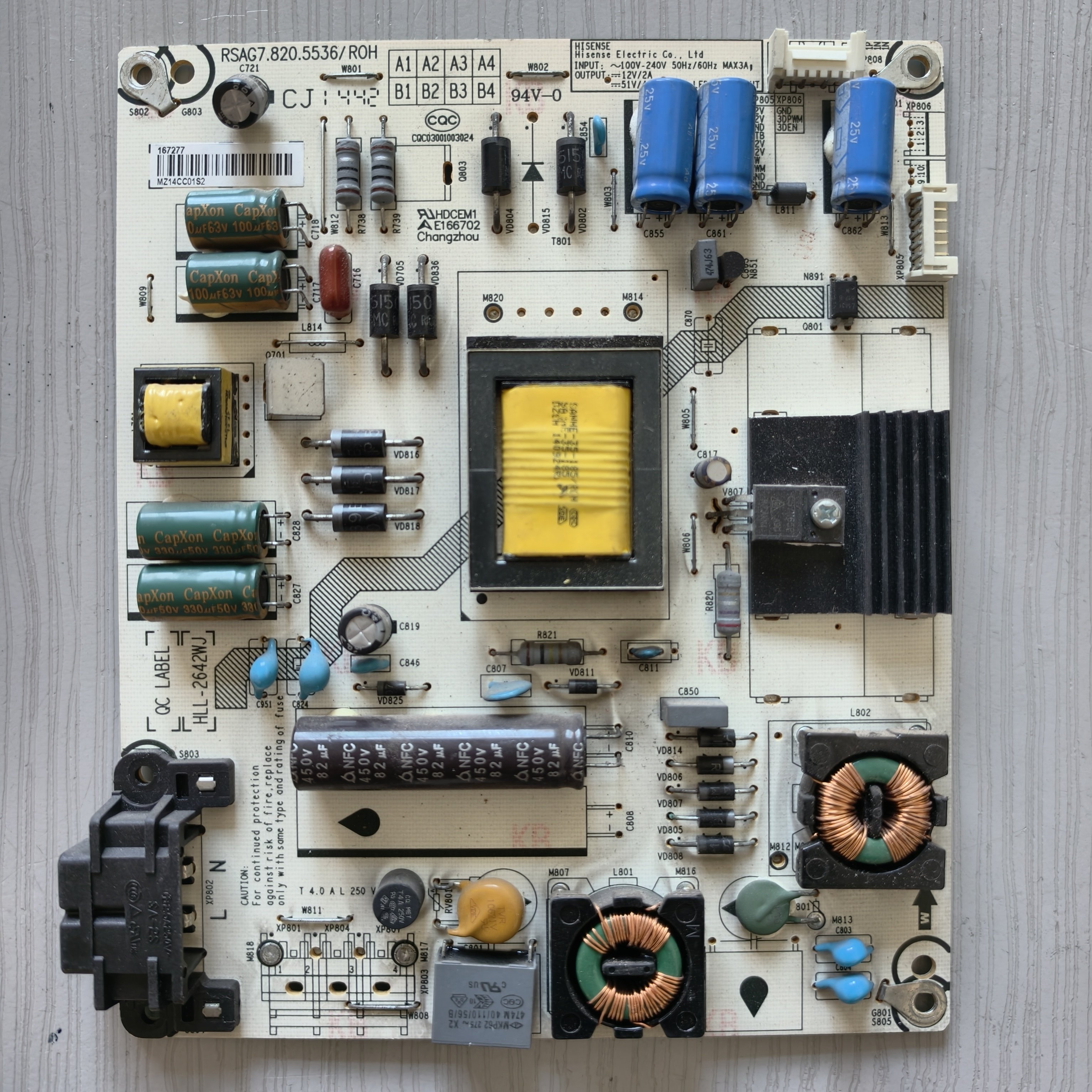 原机海信 LED32/40K20JD/EC260JDLED40K30JD电源板RSAG7.820.5536