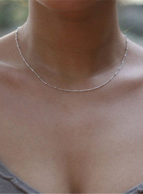 简约百搭珠链短款女式