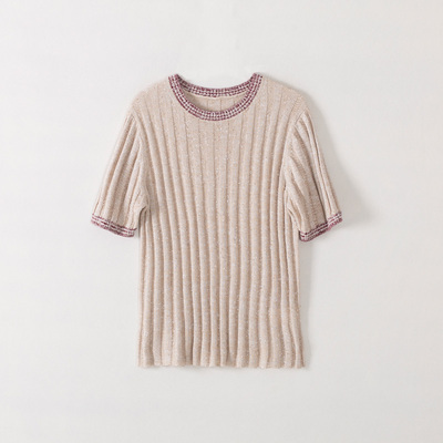 女装短袖毛衣2024年夏季新款