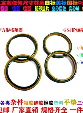 进口GS55013/15-0040-0450阶梯GSJ旋转油缸杆用密封耐温耐磨耐腐