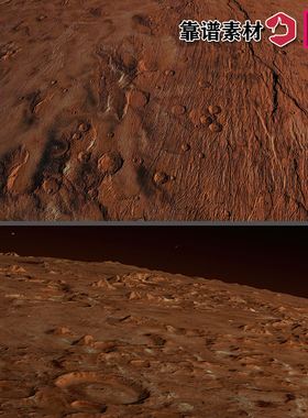 火星星球山脉表面土壤纹理背景灯箱图片设计素材