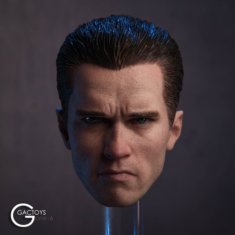 现货1/6兵人头雕模型GACTOYS GC016终结者 施瓦辛格阿诺头雕T800