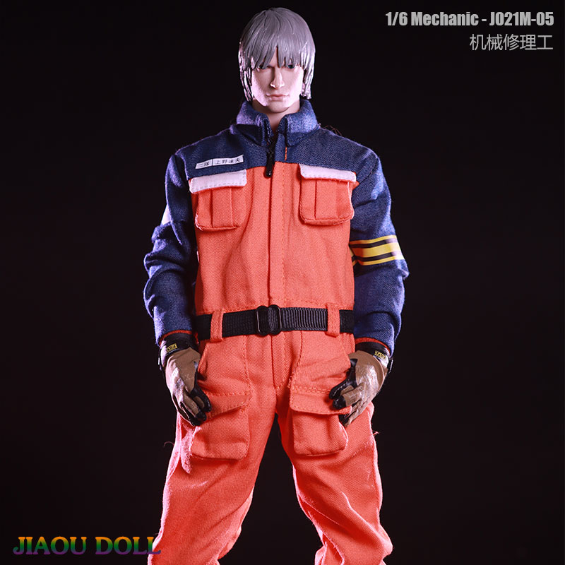 现货1/6兵人衣服 机械修理工男款 适合1：6男包胶素体用 JO21M-05