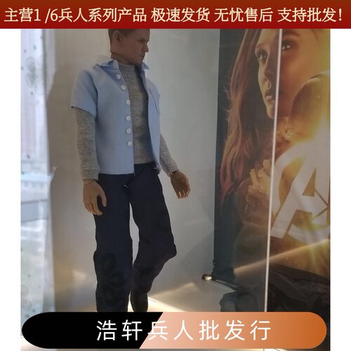 现货1：6男兵人衣服配件 1/6越狱男主角囚服 适合HT TBL JO COO