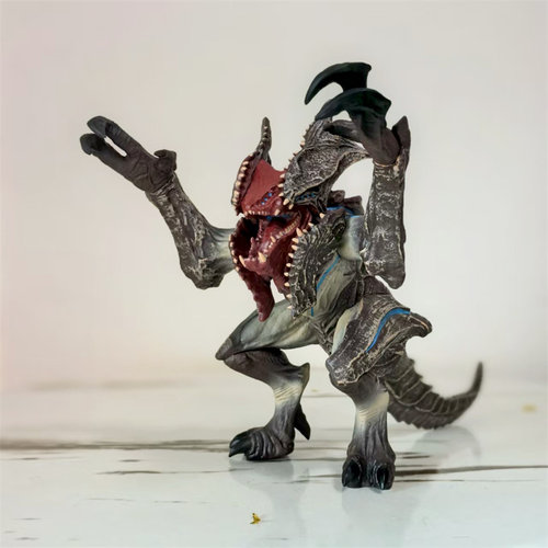 NECA 7寸关节可动环太平洋机甲怪兽手办模型玩具 雷怪流浪者赤红
