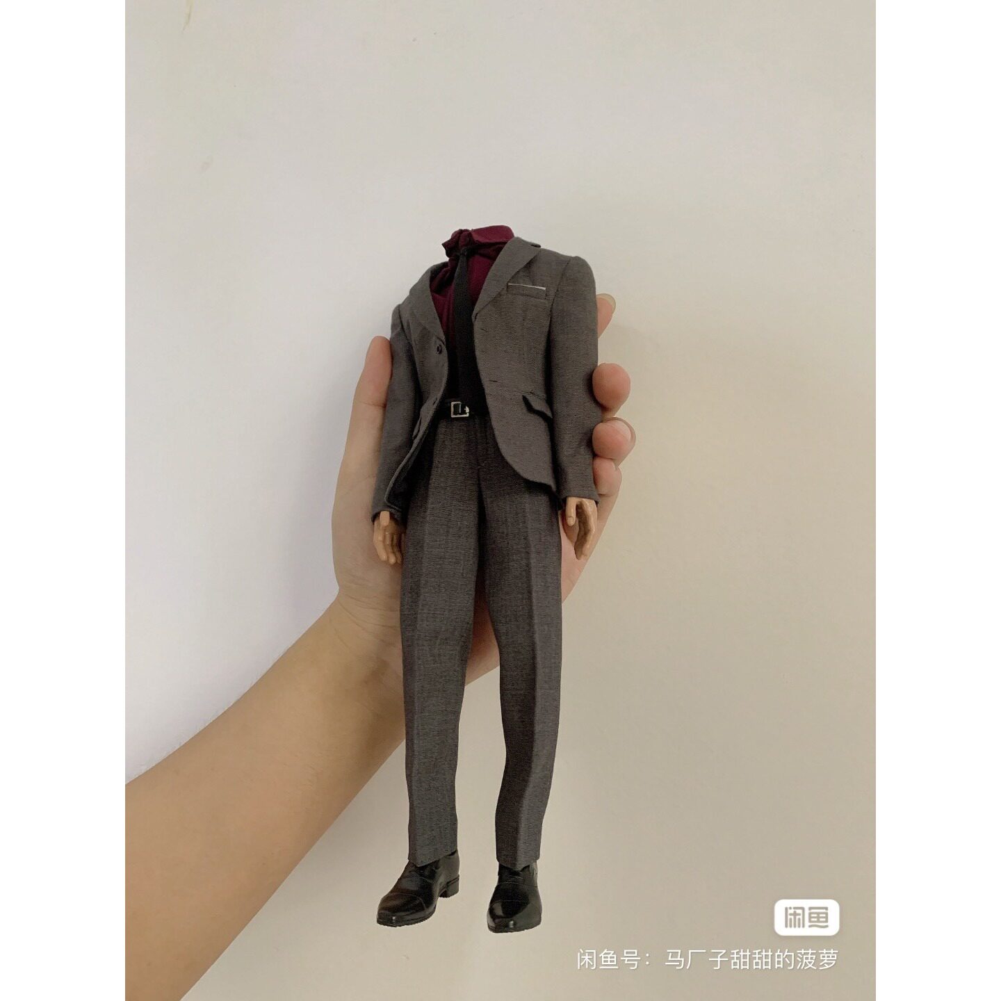 现货1/6钢铁侠托尼灰色西装