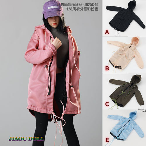 1/6兵人衣服 风衣外套 宽松工装 JO25X-10 12寸包胶男/女素体可穿