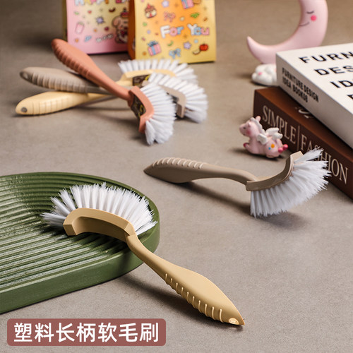 批发长柄软毛刷可悬挂缝隙清洁刷