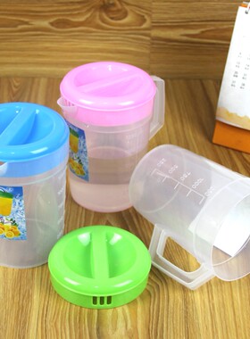唯真特价批发水壶塑料带刻度