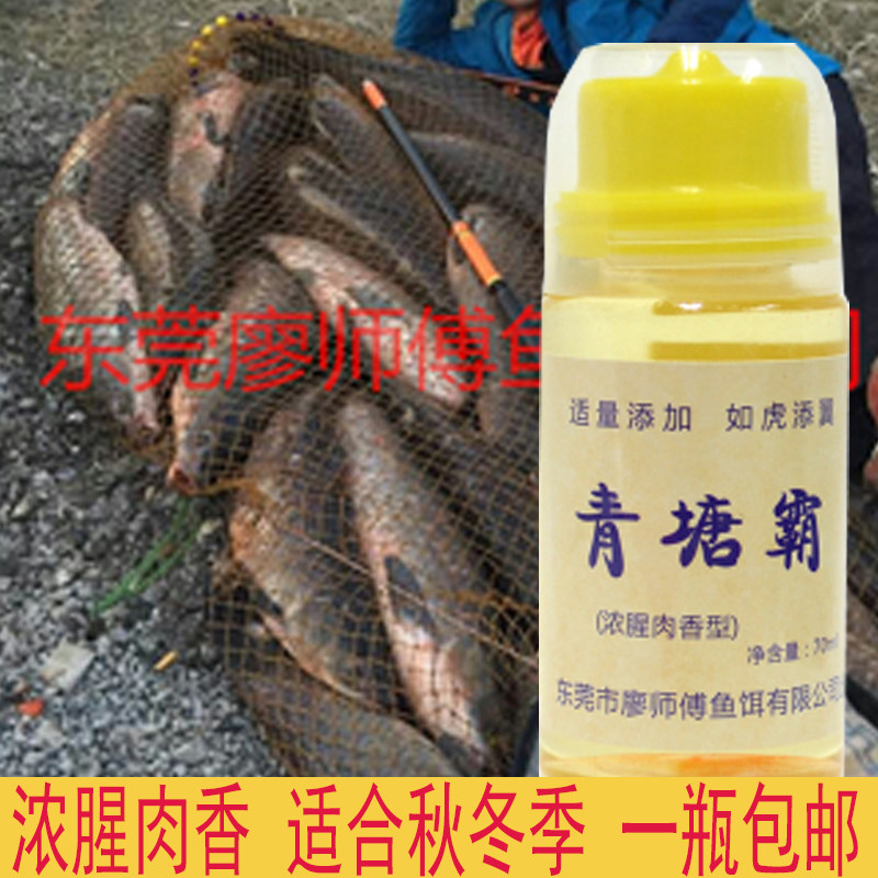 廖大师青塘霸青鱼小药秋冬季浓腥肉香味添加剂黑坑湖库大青草鱼饵
