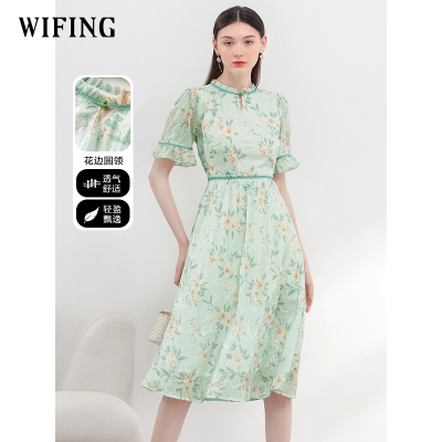 夏季雪纺刺绣WIFING/未风