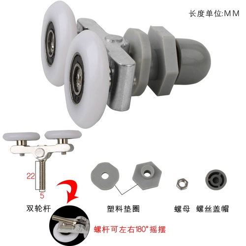 Старая в стиле душевая комната шкивы ванная комната ванная ролика стеклян