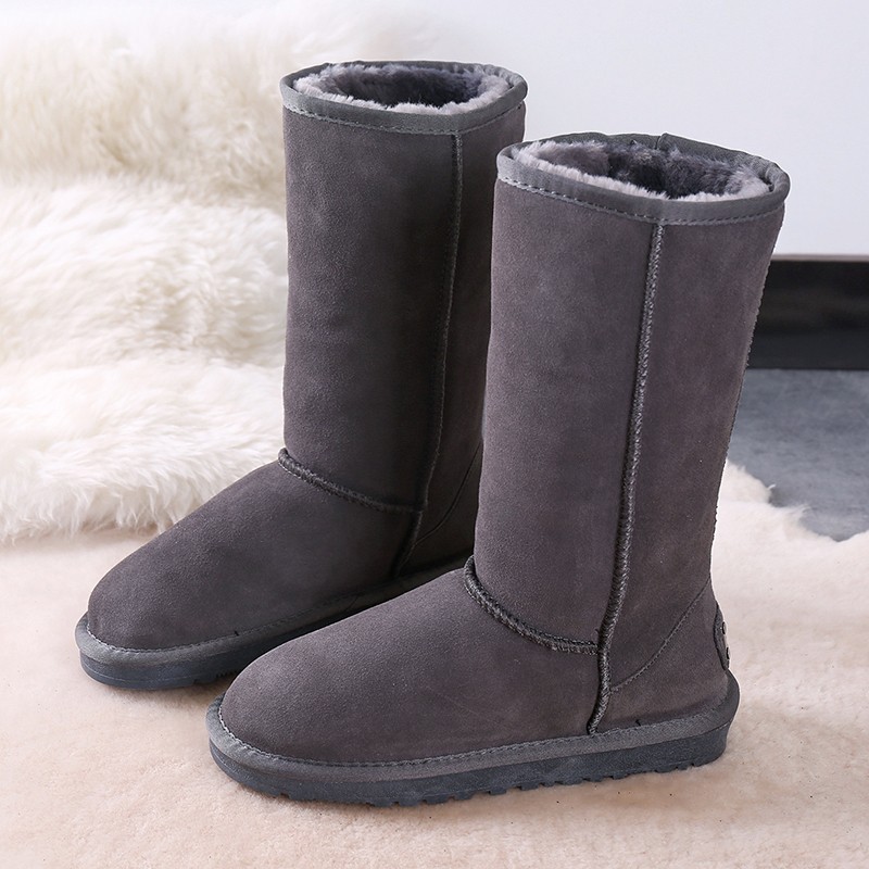 高筒雪地靴女加绒加厚保暖防滑底