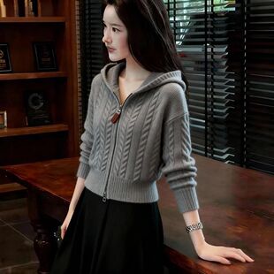 广东省东莞市大朗镇针织衫广州汕头毛衣潮汕女外穿大郎的新款外套