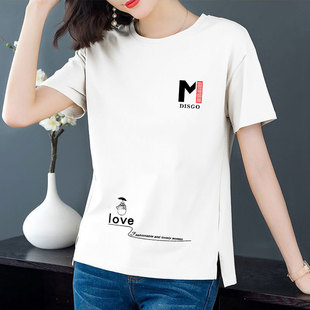 广东广州守秀十三行短袖t恤女潮2024夏季宽松版深圳女装高端欧货