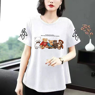 广州十三行爆款t恤13行广东沙河女装广洲青岛外贸专柜款优质短袖