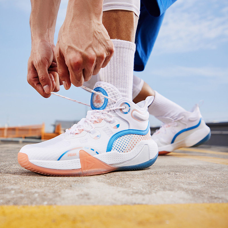 匹克男鞋篮球鞋男春夏新款透气实战男士球鞋高帮专业网面运动鞋子