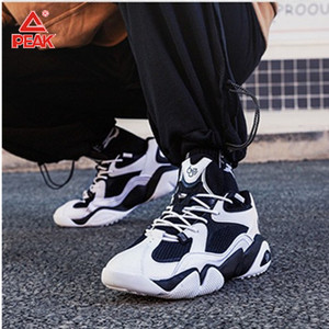 匹克态极休闲篮球文化鞋6371情侣款厚底2023春舒适运动鞋男女