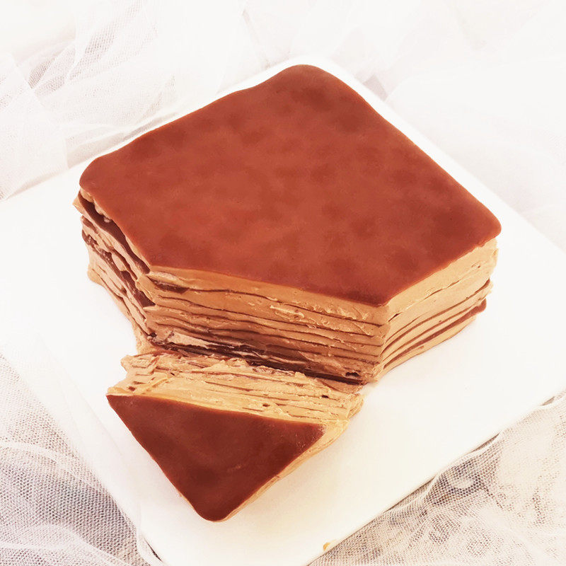 巧克力千层蛋糕 进口法芙娜巧克力千层蛋糕 可可千层蛋糕