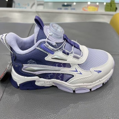 专柜正品江博士2025冬女童二段机能鞋加绒保暖运动鞋1B16A4042AM