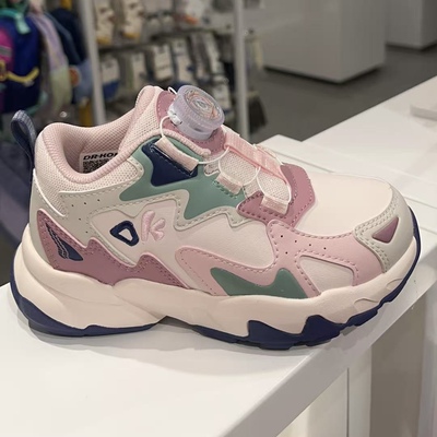 专柜正品江博士2025年冬款二段女童休闲运动鞋保暖高帮鞋轻防滑