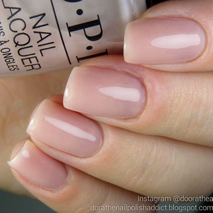 OPI指甲油自然色美甲渐变透明裸粉色SH4果冻透粉bare soul显白