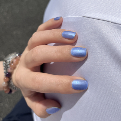 12free配方orly珠光蓝色指甲油