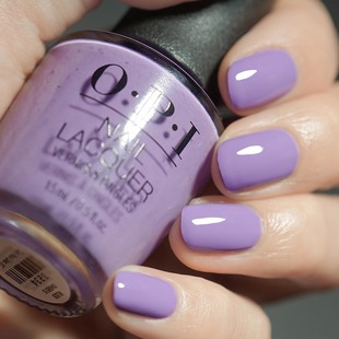 OPI指甲油薰衣草紫色B29丁香花紫Do You Lilac It?不可剥免烤美甲