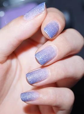 ZOYA指甲油10free配方星辰磨砂流沙仙女渐变青蓝色zp660不可剥